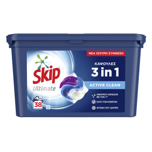 Skip Ultimate Active Clean Κάψουλες 3 in 1